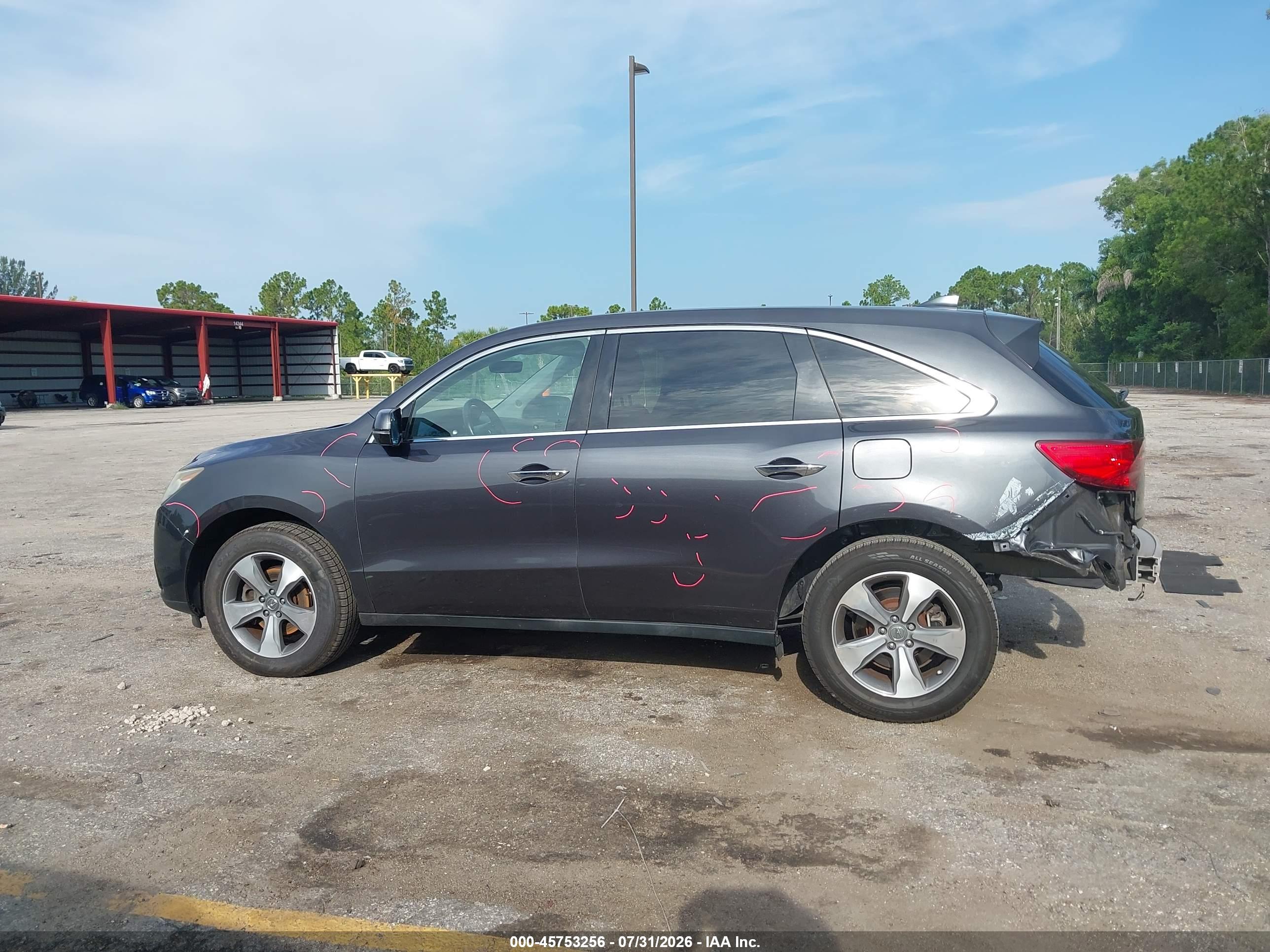 2016 ACURA MDX ACURAWATCH PLUS PACKAGE