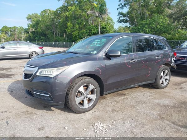 2016 ACURA MDX ACURAWATCH PLUS PACKAGE