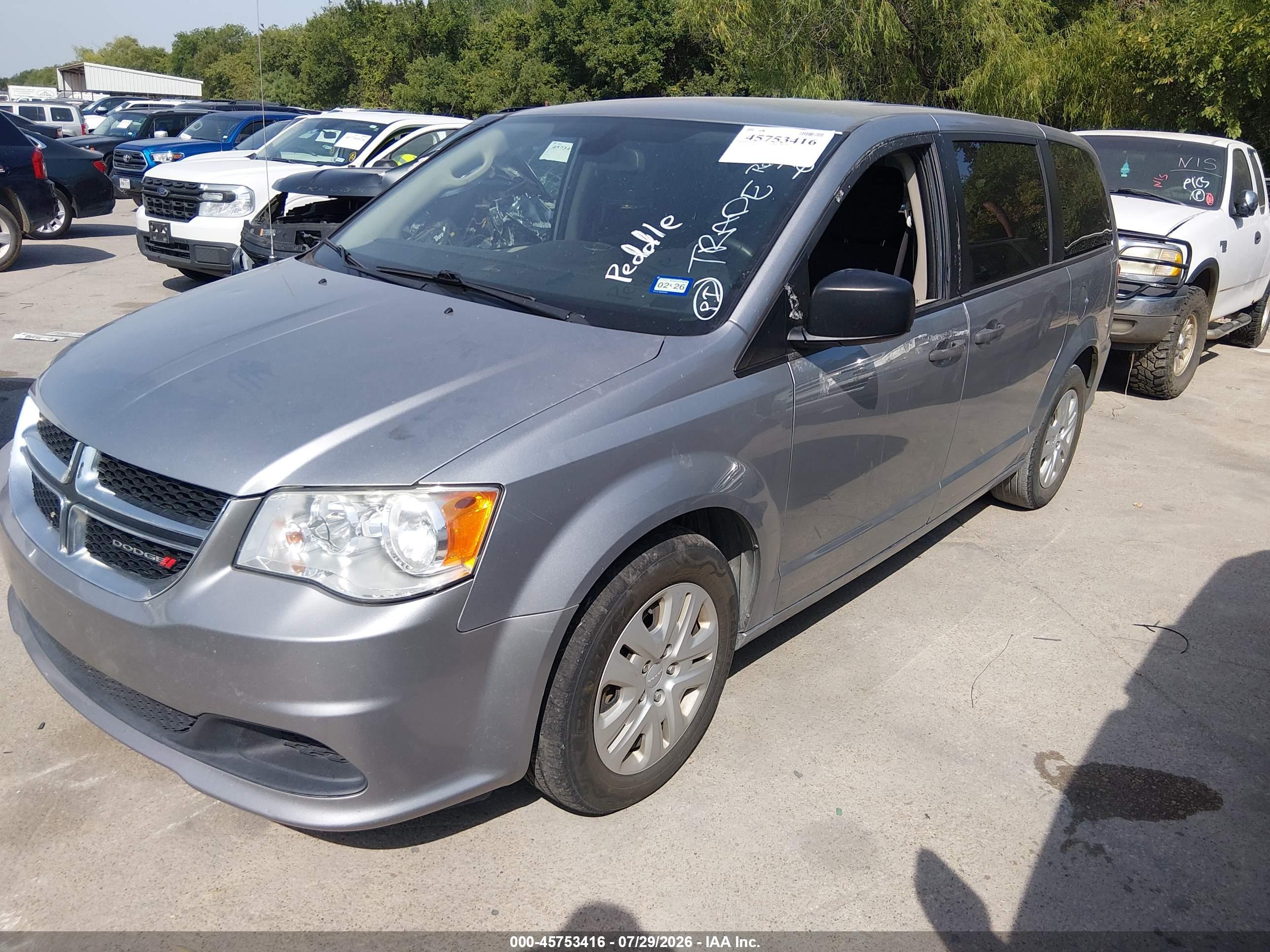 2019 DODGE GRAND CARAVAN SE — I2
