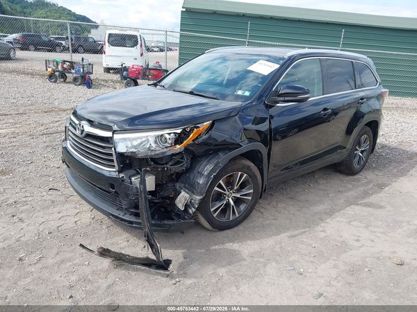 2016 TOYOTA HIGHLANDER XLE V6