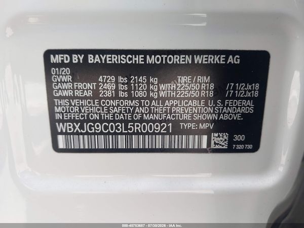 2020 BMW X1 XDRIVE28I