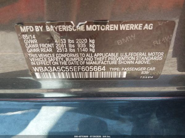 2014 BMW 328I