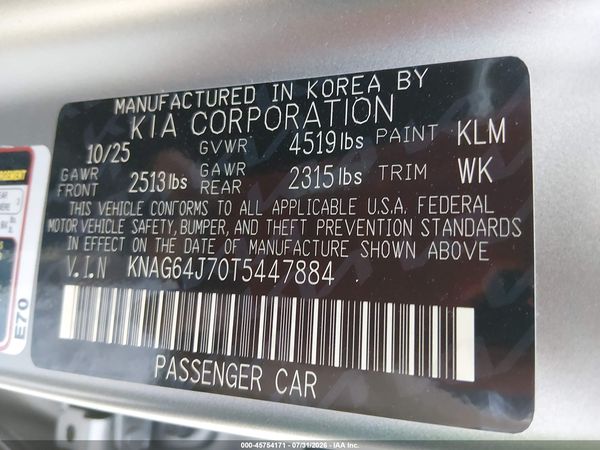 2026 KIA K5 GT-LINE AWD
