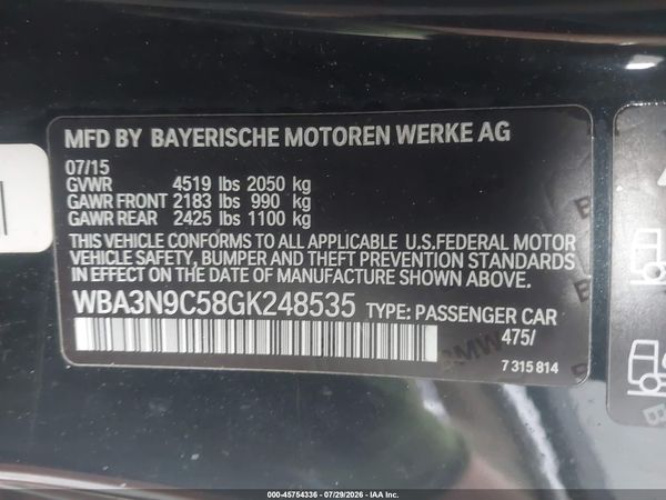 2016 BMW 428I XDRIVE