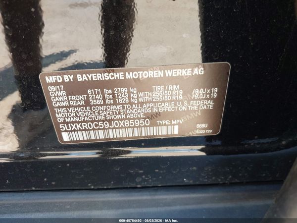 2018 BMW X5 XDRIVE35I