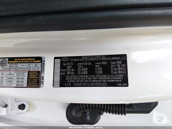 2024 HYUNDAI SANTA FE SEL
