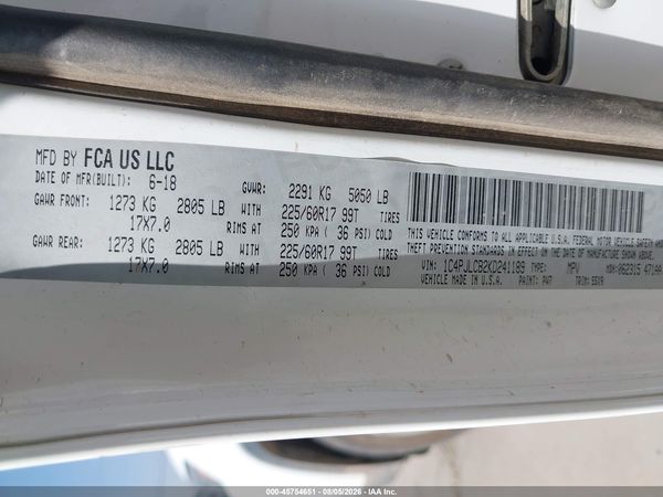 2019 JEEP CHEROKEE LATITUDE FWD