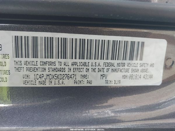 2019 JEEP CHEROKEE LIMITED 4X4