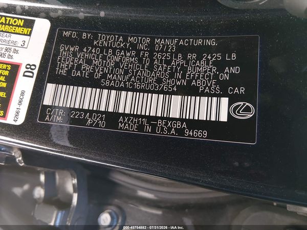 2024 LEXUS ES 300H 300h Premium