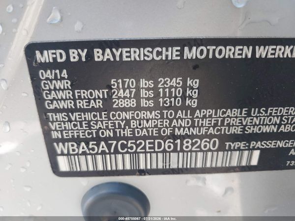 2014 BMW 528I XDRIVE