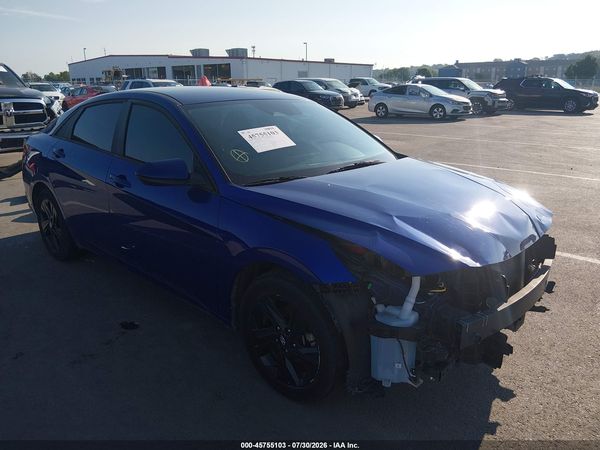 2022 HYUNDAI ELANTRA HYBRID BLUE