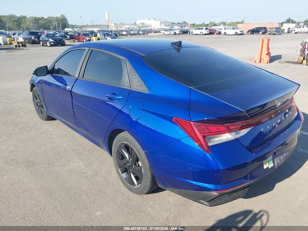 2022 HYUNDAI ELANTRA HYBRID BLUE