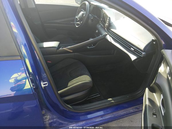2022 HYUNDAI ELANTRA HYBRID BLUE