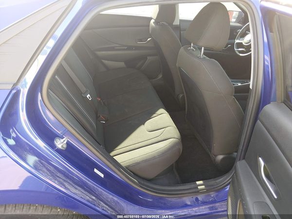 2022 HYUNDAI ELANTRA HYBRID BLUE