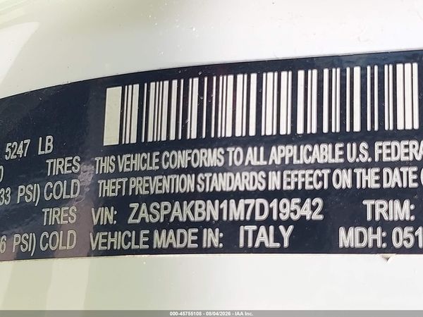 2021 ALFA ROMEO STELVIO TI AWD