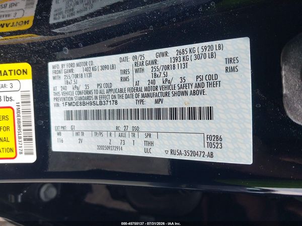 2025 FORD BRONCO OUTER BANKS