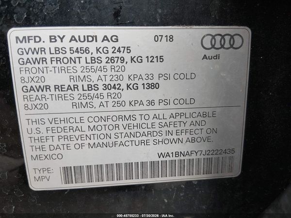 2018 AUDI Q5