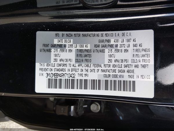 2024 MAZDA CX-30 2.5 S SELECT SPORT