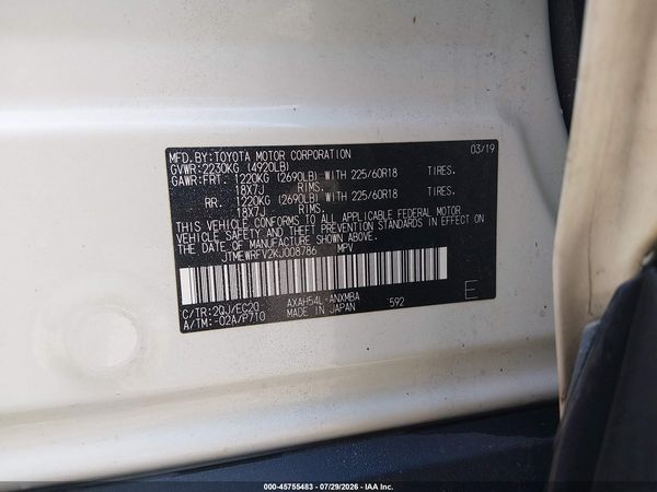 2019 TOYOTA RAV4 HYBRID XSE
