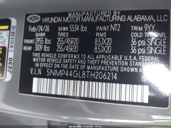 2026 HYUNDAI SANTA FE LIMITED 7 PASSENGER