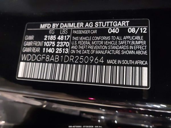 2013 MERCEDES-BENZ C 300 SPORT 4MATIC