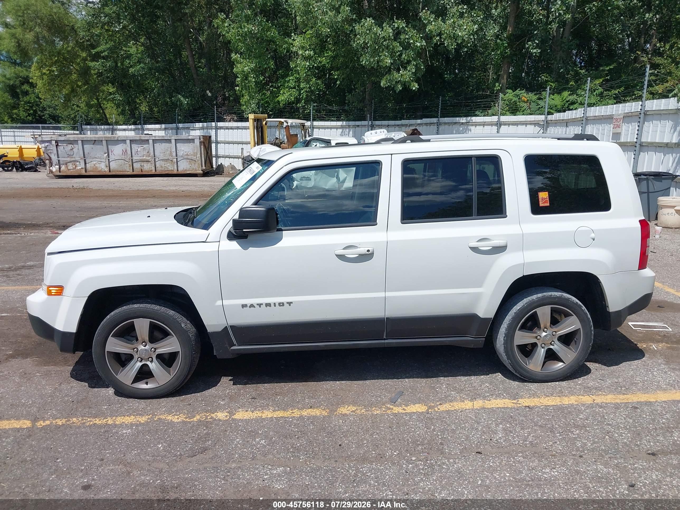 2016 JEEP PATRIOT HIGH ALTITUDE EDITION