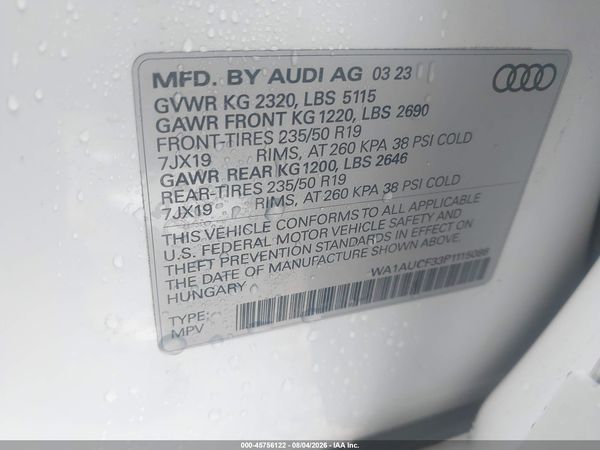 2023 AUDI Q3