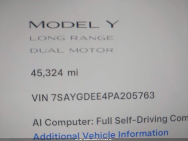 2023 TESLA MODEL Y