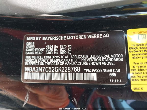 2016 BMW 428I — I9