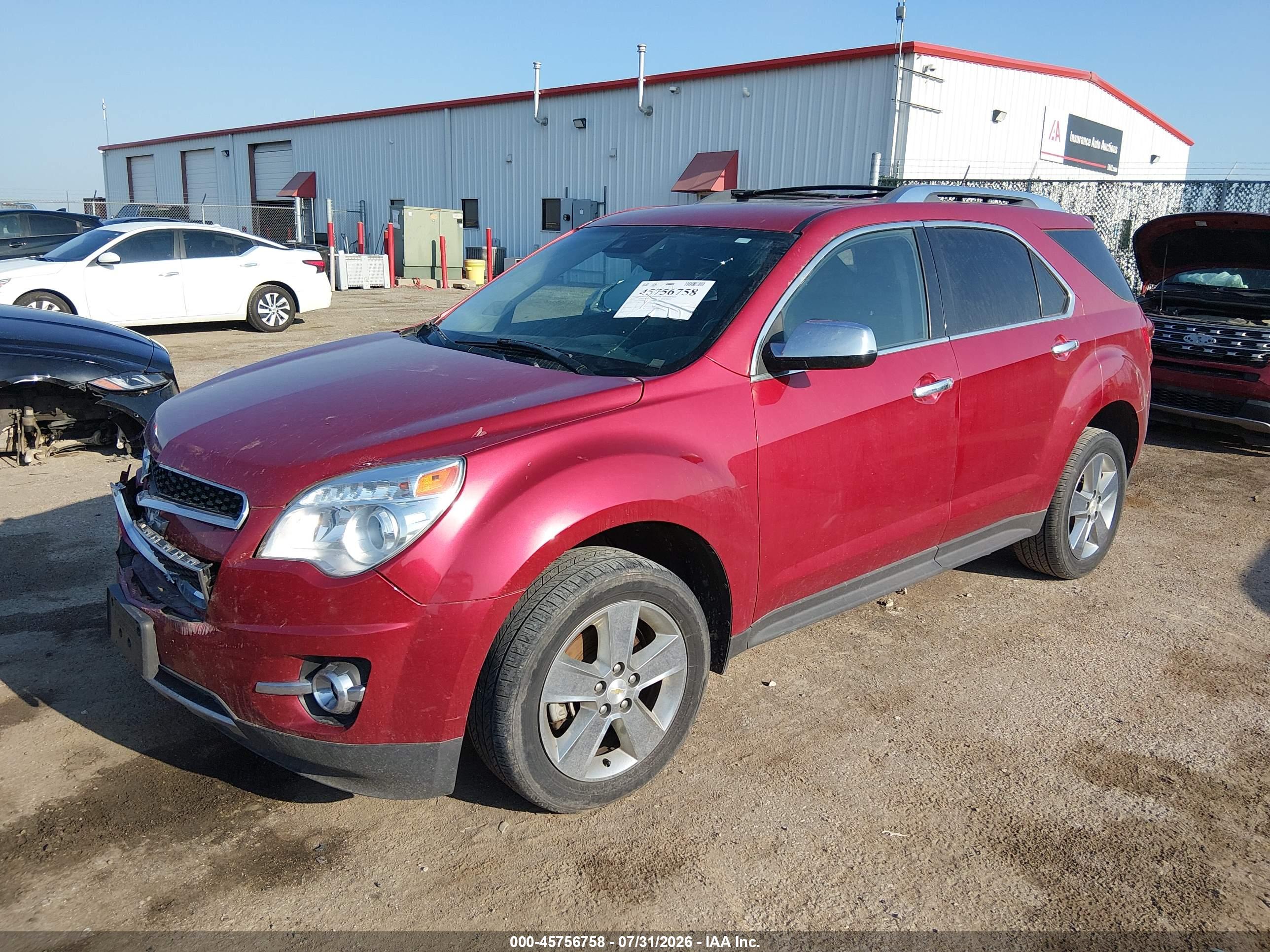 2013 CHEVROLET EQUINOX LTZ — I2