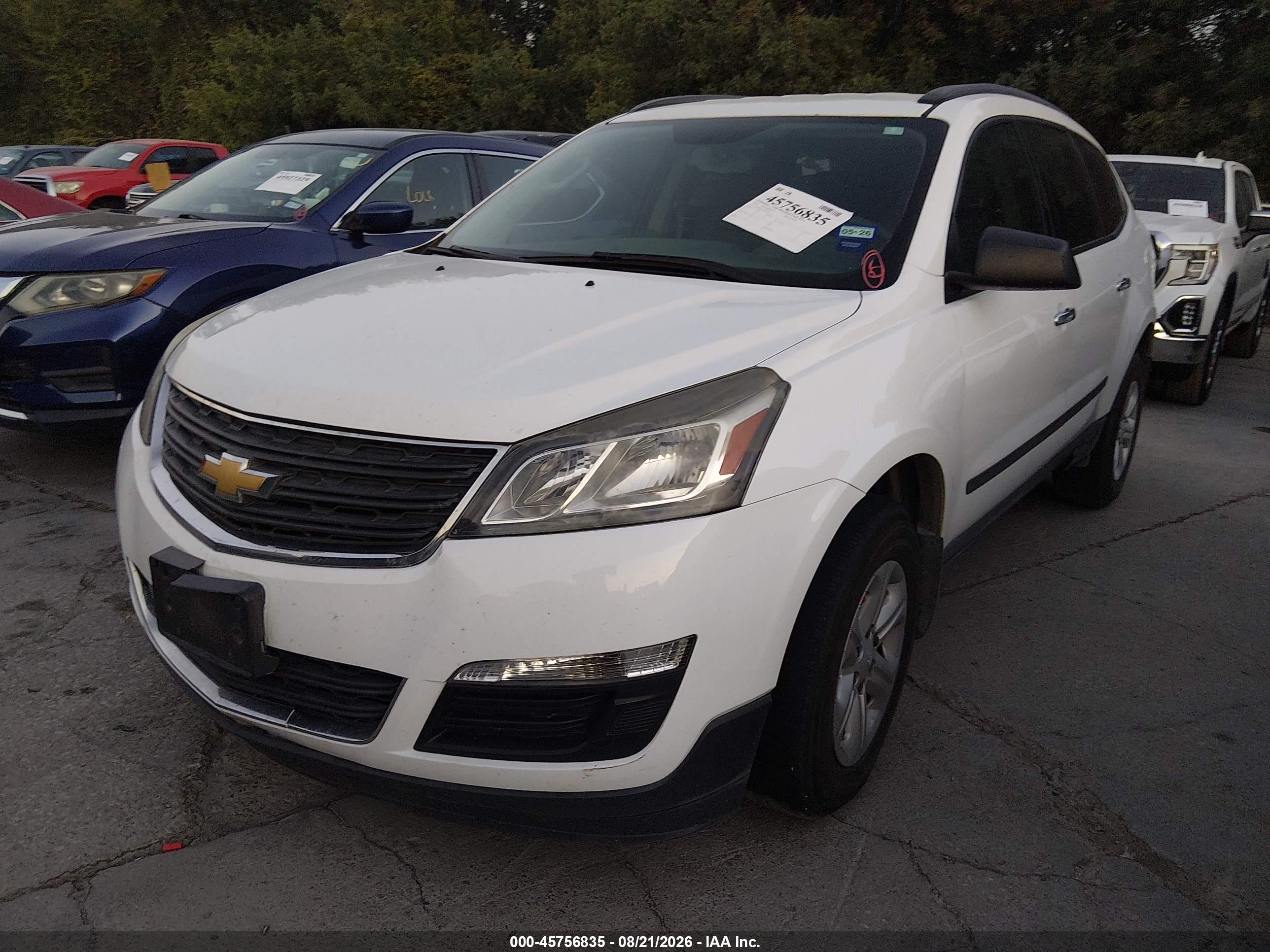 2016 CHEVROLET TRAVERSE LS — I2