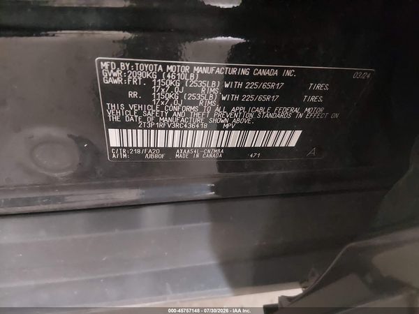2024 TOYOTA RAV4 XLE