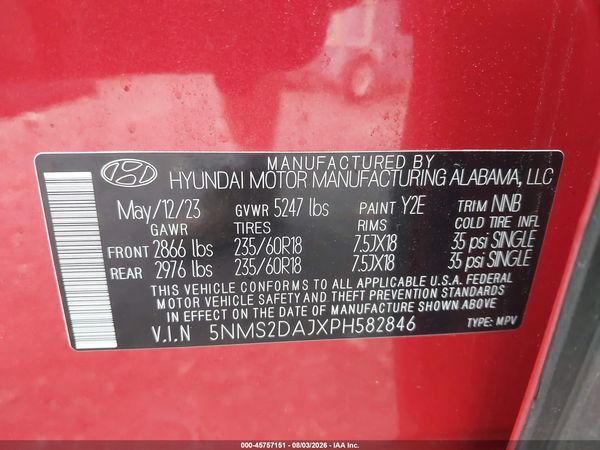 2023 HYUNDAI SANTA FE SEL