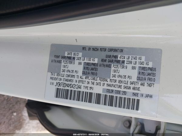 2021 MAZDA CX-5 GRAND TOURING