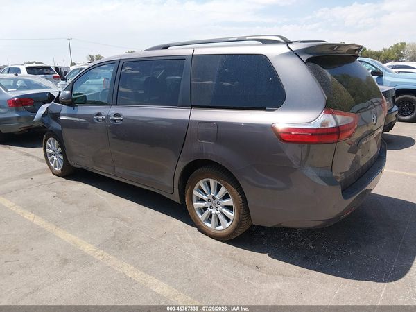 2017 TOYOTA SIENNA XLE 7 PASSENGER