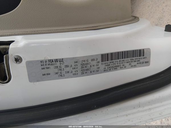 2017 DODGE GRAND CARAVAN SE — I9