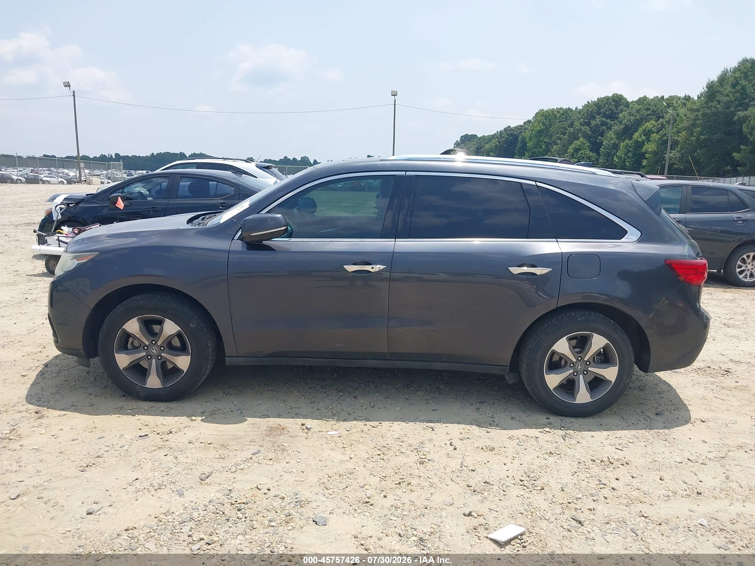 2016 ACURA MDX ACURAWATCH PLUS PACKAGE