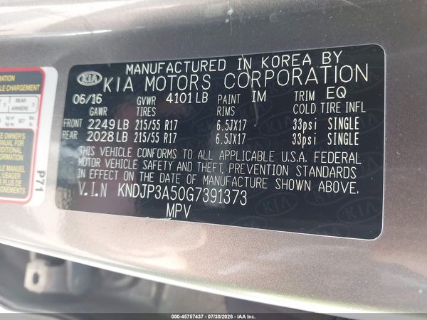 2016 KIA SOUL +