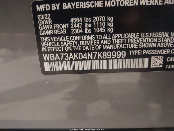 2022 BMW 228 GRAN COUPE I XDRIVE