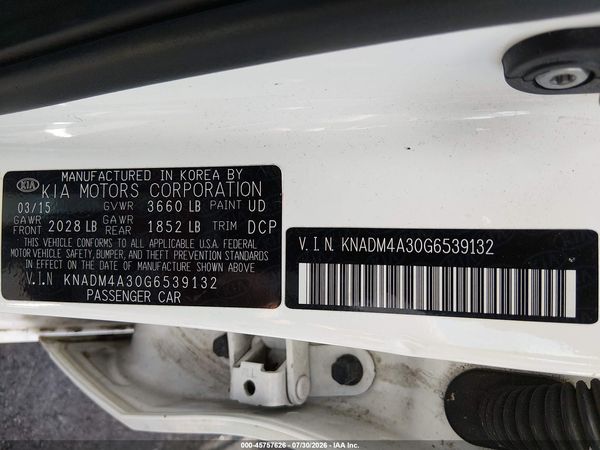 2016 KIA RIO LX