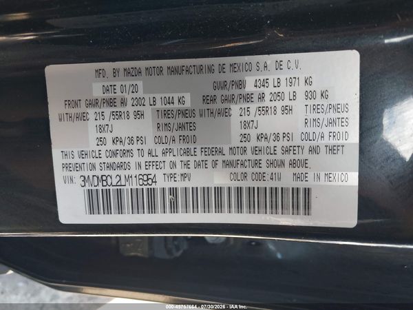 2020 MAZDA CX-30 SELECT PACKAGE