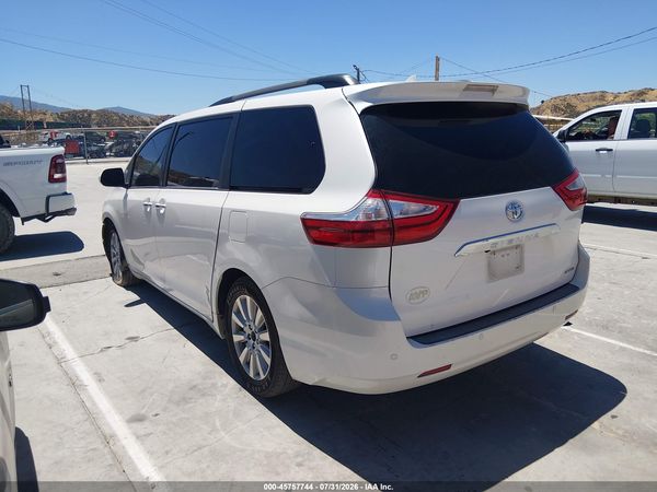 2017 TOYOTA SIENNA LIMITED 7 PASSENGER
