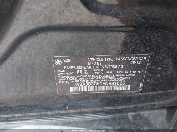 2014 BMW 328I XDRIVE