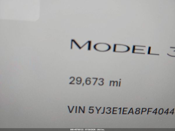 2023 TESLA MODEL 3 REAR-WHEEL DRIVE