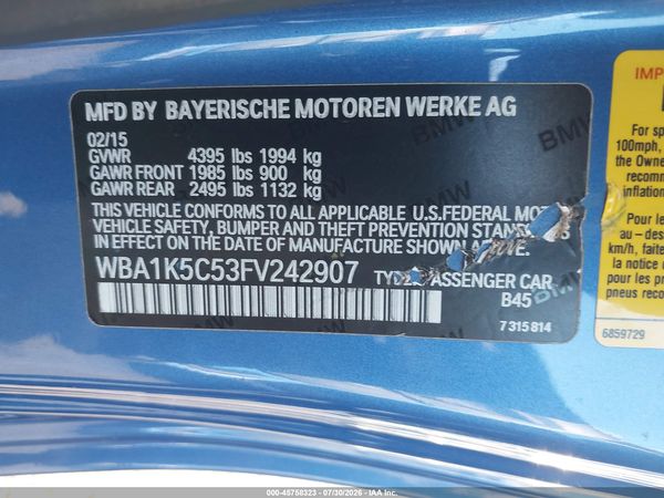 2015 BMW 228I — I9