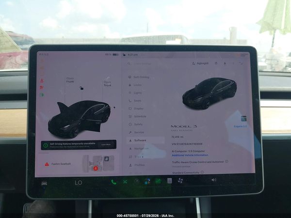 2019 TESLA MODEL 3