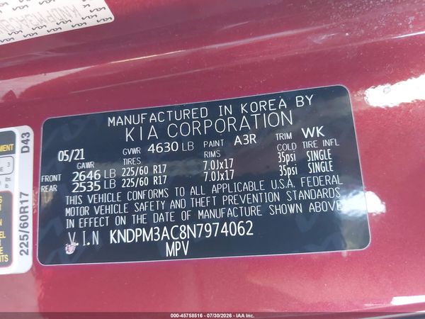 2022 KIA SPORTAGE LX