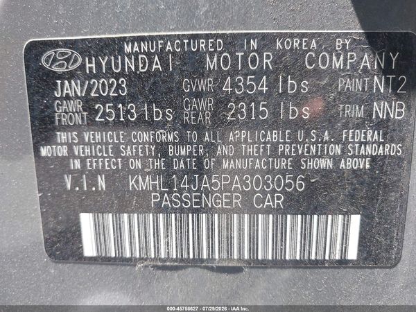 2023 HYUNDAI SONATA SEL