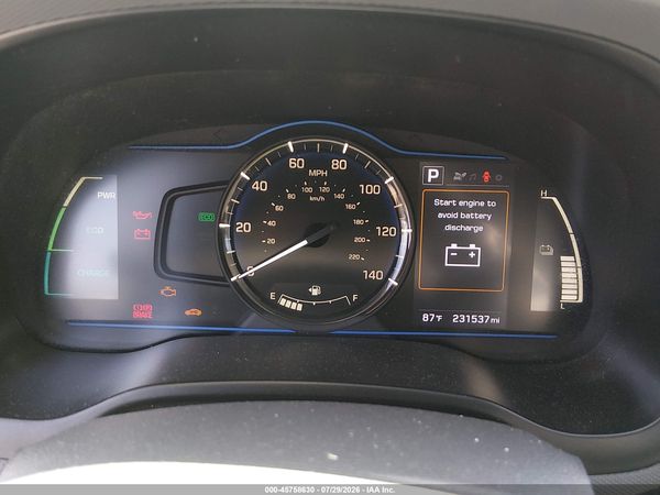 2019 HYUNDAI IONIQ HYBRID BLUE