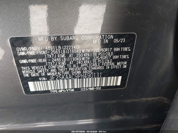2023 SUBARU FORESTER Base ES